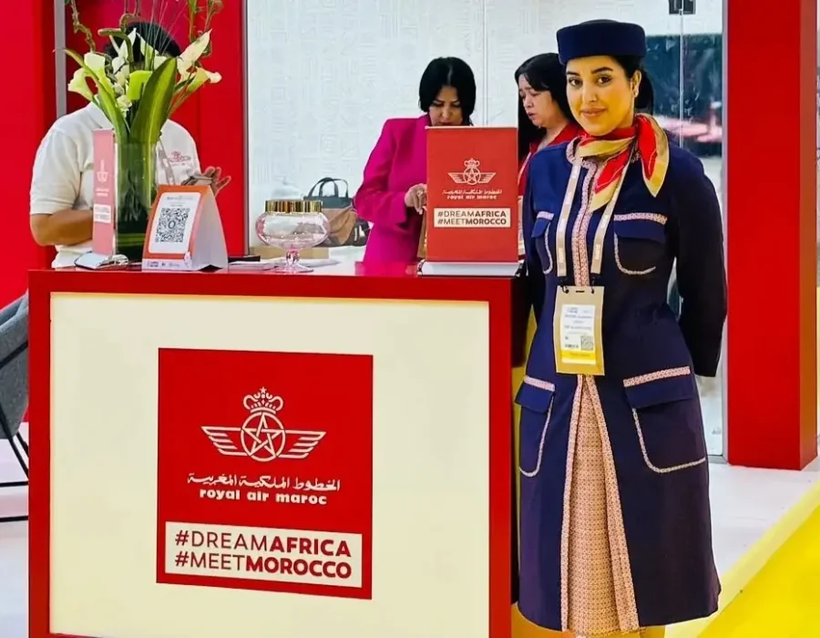 Male and female sales promoters representing brand at event staffing activation in UAE